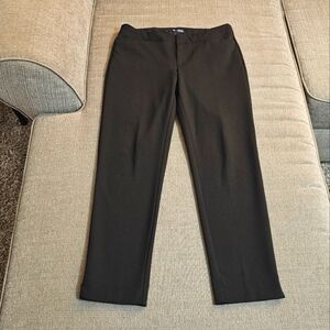 Gap Slim City Ponte True Black Casual Career Work Office Pants Size 4
